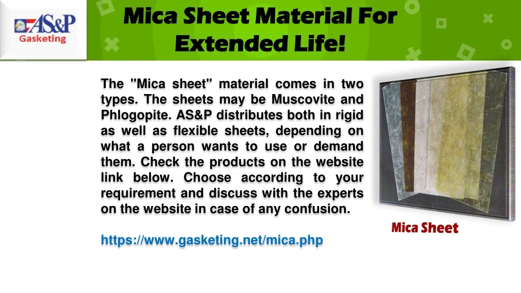 mica sheet material for mica sheet material