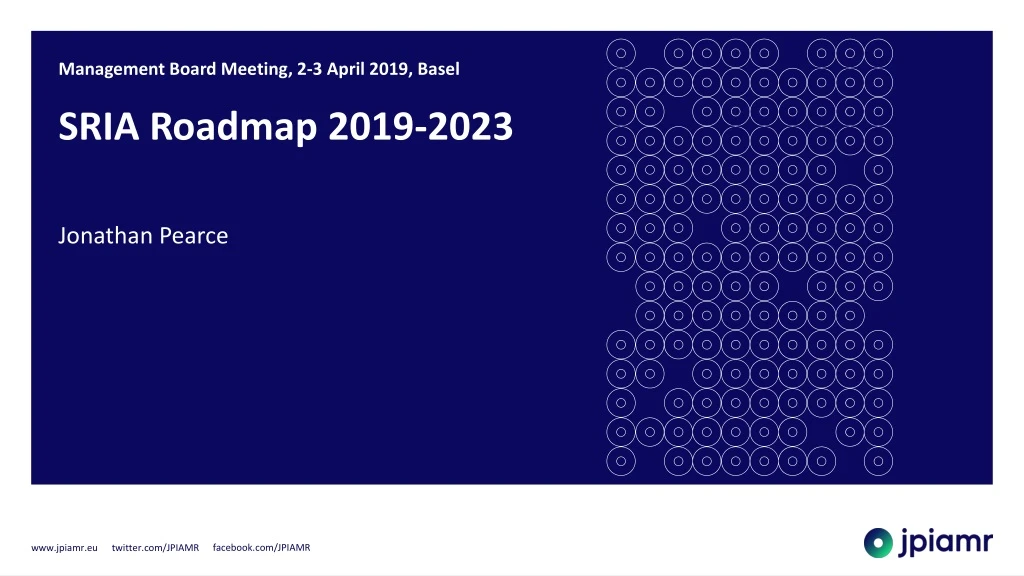 sria roadmap 2019 2023