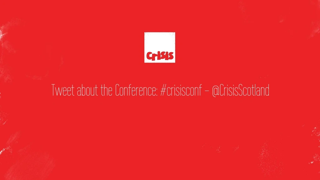 tweet about the conference crisisconf @ crisisscotland