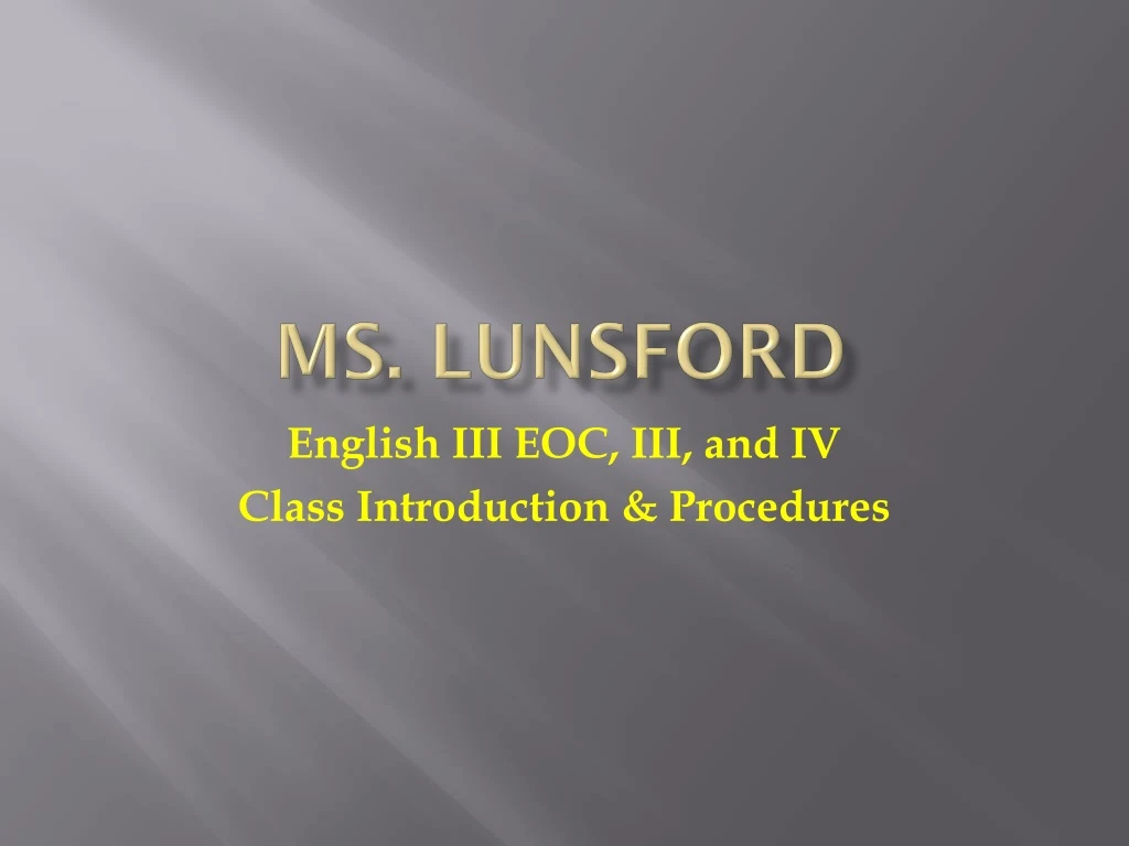 ms lunsford
