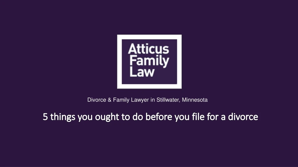 divorce family lawyer in stillwater minnesota