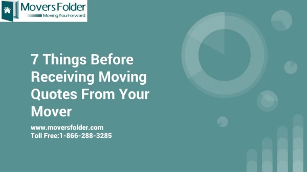7 Things Before Obtaining Moving Quotes From Movers
