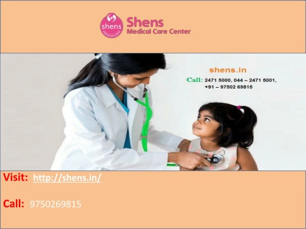 Best Pediatrician In Chennai