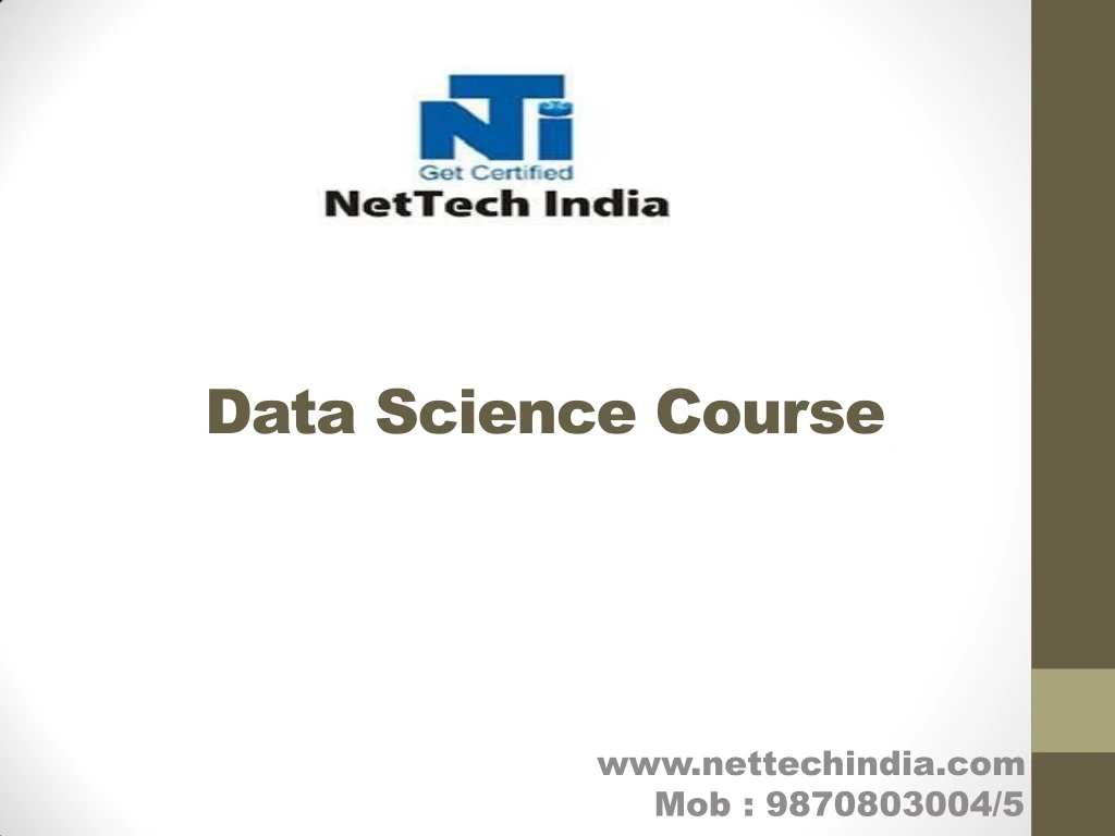 data science course