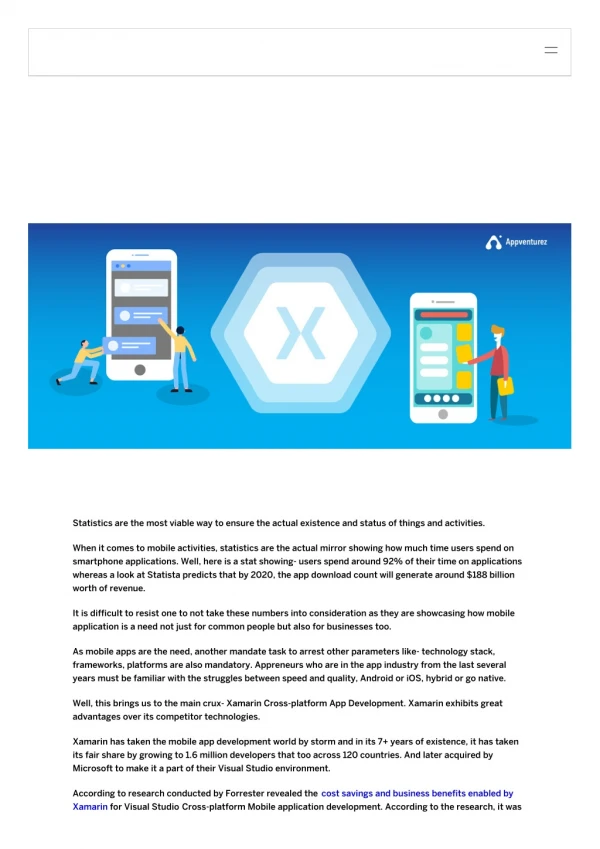 Everything You Need to Know About Xamarin Mobile App Development