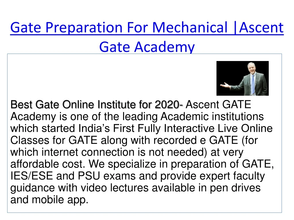 gate preparation for mechanical ascent gate academy