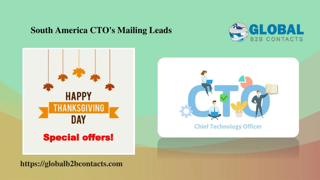 south america cto s mailing leads