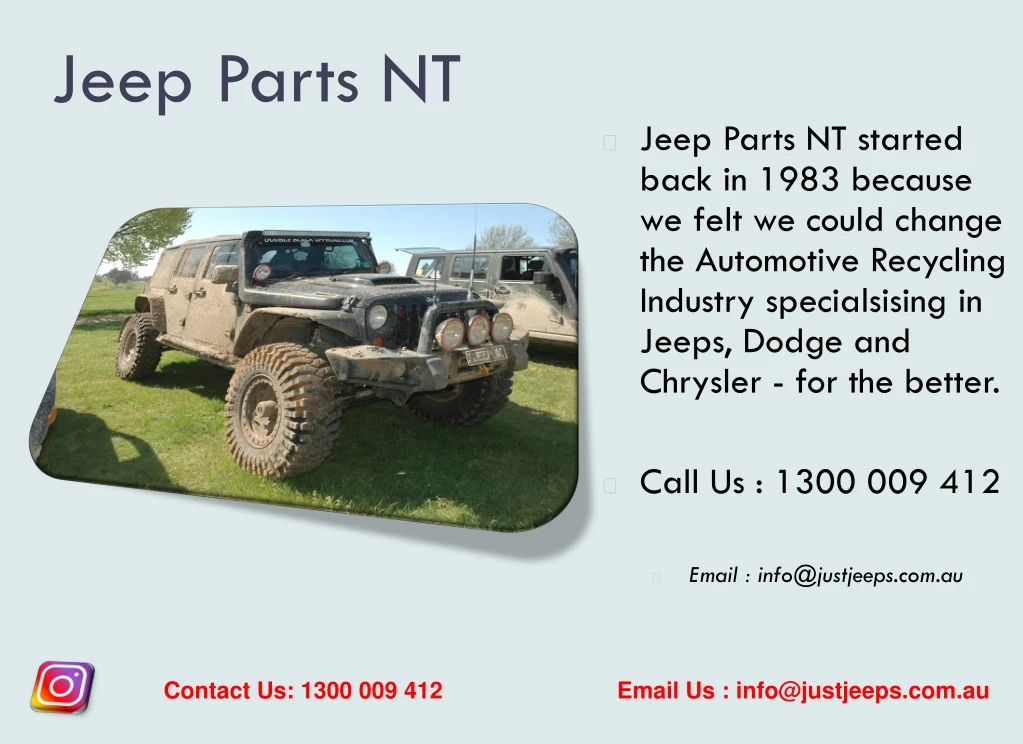jeep parts nt