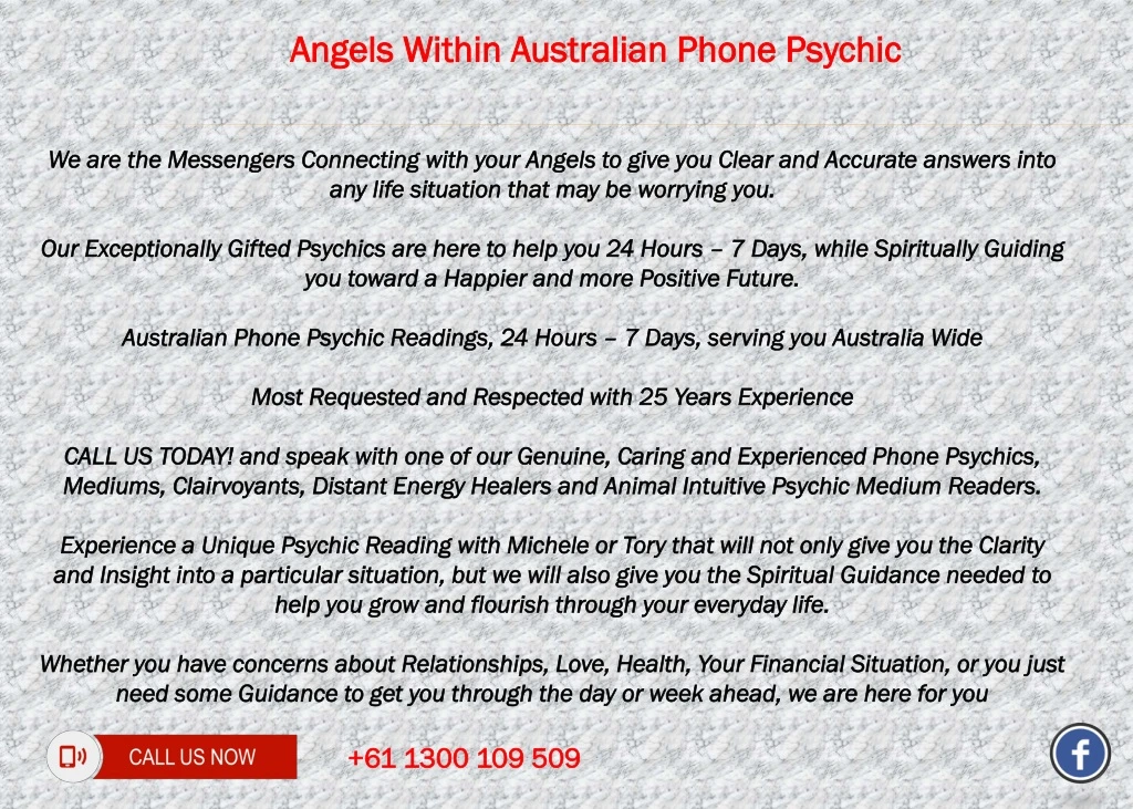 angels within australian phone psychic