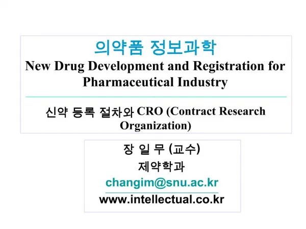 New Drug Development and Registration for Pharmaceutical Industry CRO Contract Research Organization