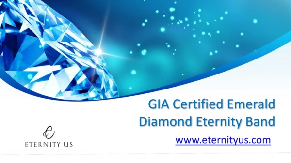 GIA Certified Emerald Diamond Eternity Band - www.eternityus.com