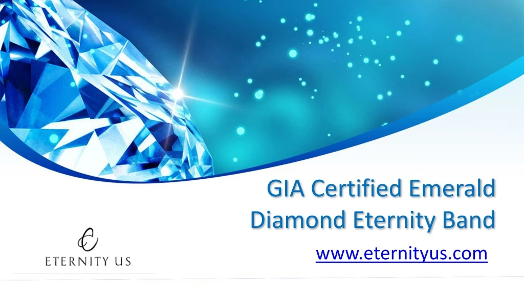 gia certified emerald diamond eternity band