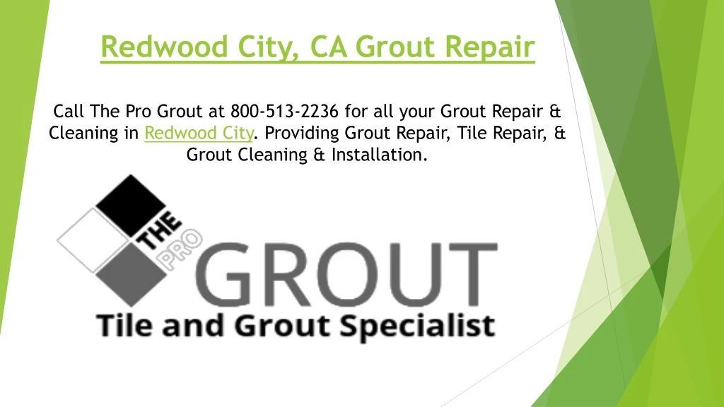 redwood city ca grout repair