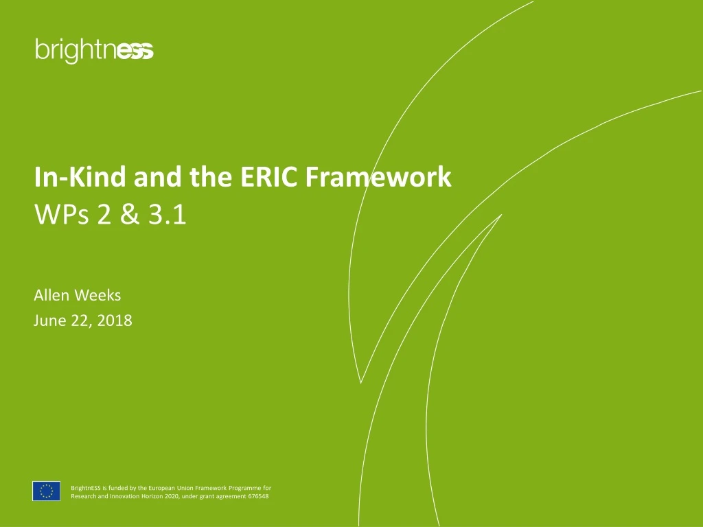 in kind and the eric framework wps 2 3 1