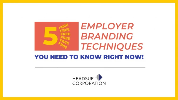 5 free tools for employer branding