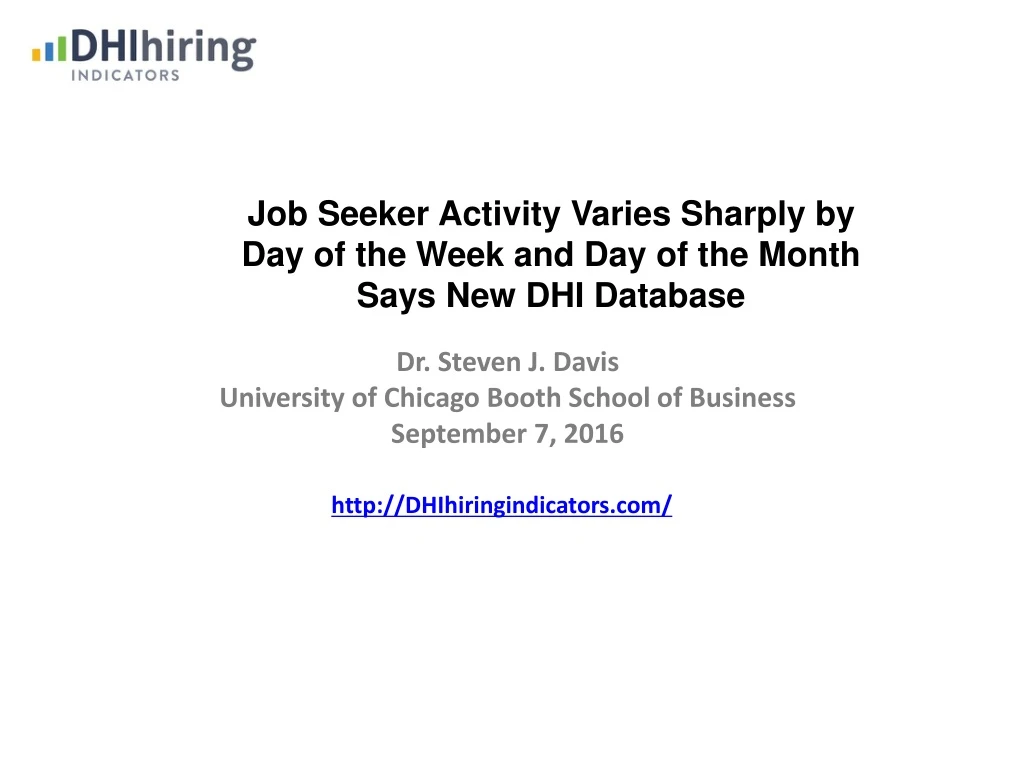 job seeker activity varies sharply