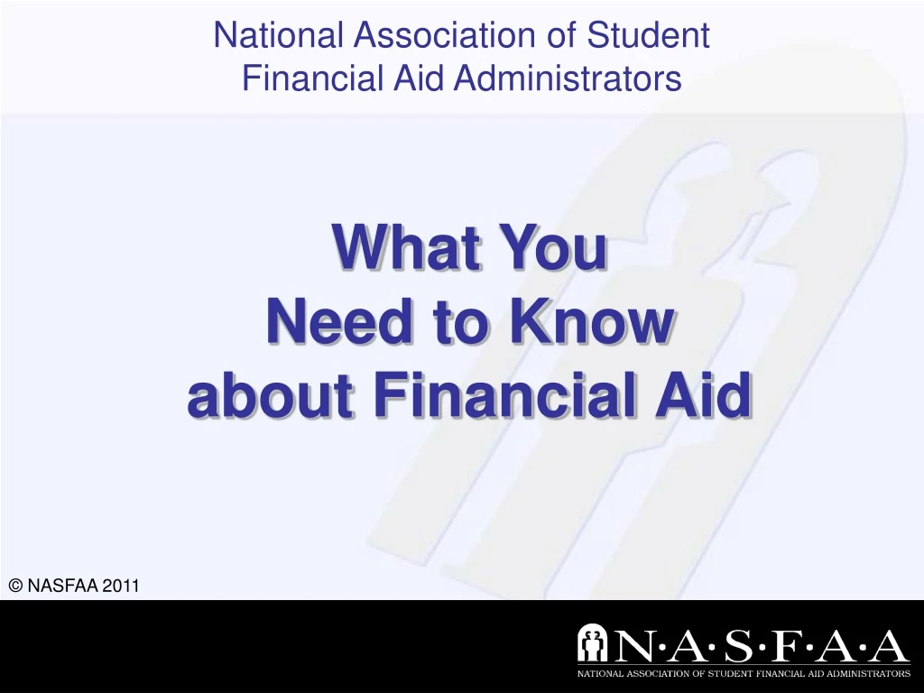 what you need to know about financial aid