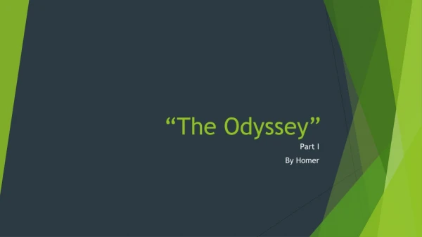 “The Odyssey”