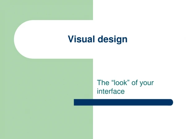 Visual design
