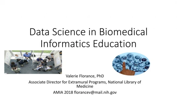 Data Science in Biomedical Informatics Education