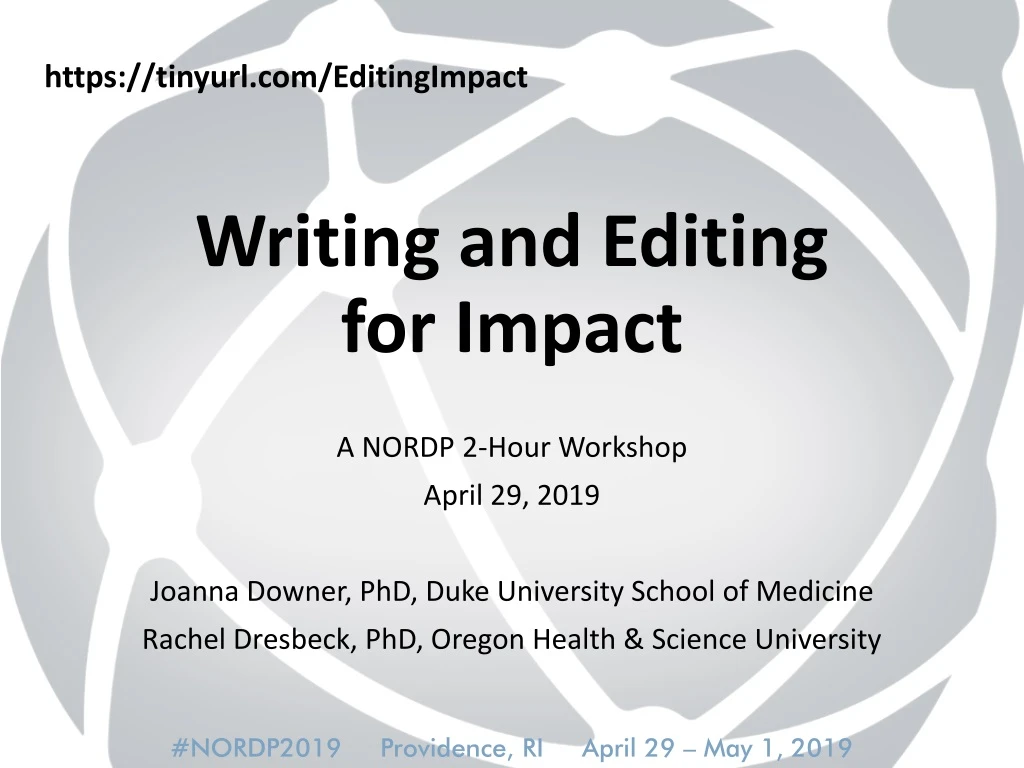writing and editing for impact