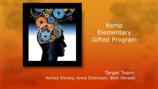 Kemp Elementary Gifted Program