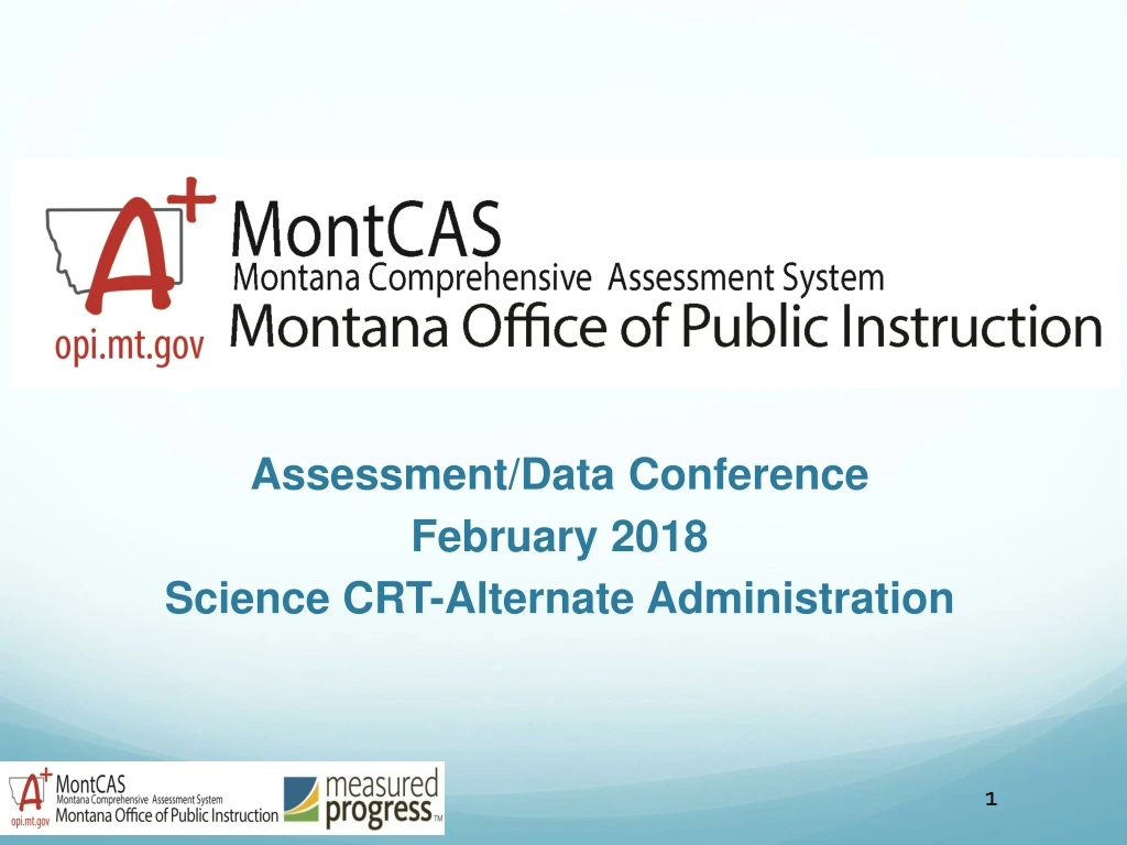 assessment data conference february 2018 science