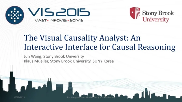 The Visual Causality Analyst: An Interactive Interface for Causal Reasoning
