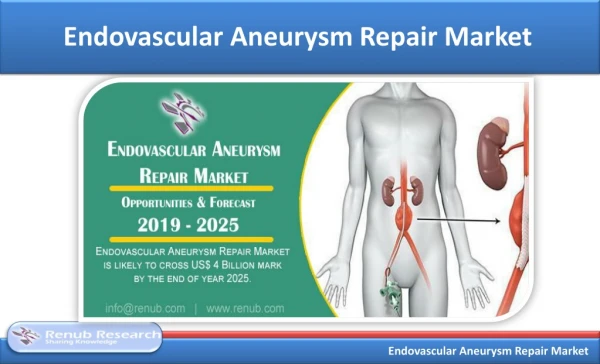 Endovascular Aneurysm Repair Market, Global Forecast by Stent Graft (2019 -2025)
