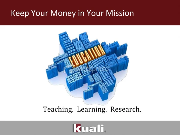 Keep Your Money in Your Mission