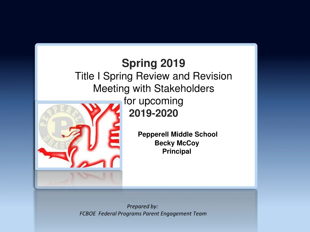 spring 201 9 title i spring review and revision