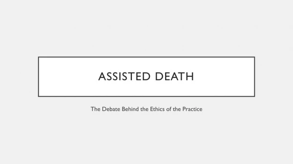 Assisted death