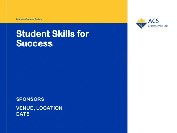 Student Skills for Success