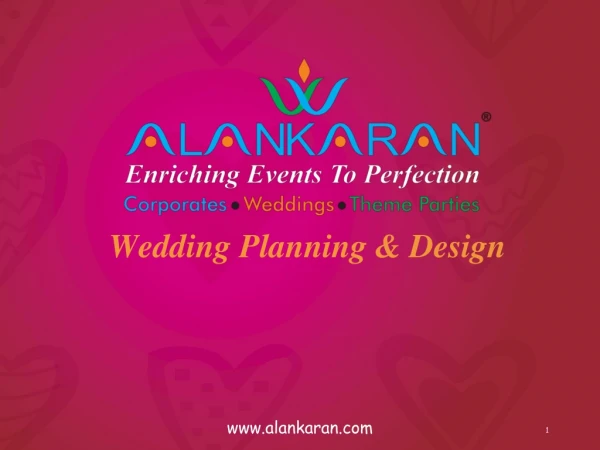 Wedding Planners In Hyderabad | Wedding Decorations | ALANKARAN