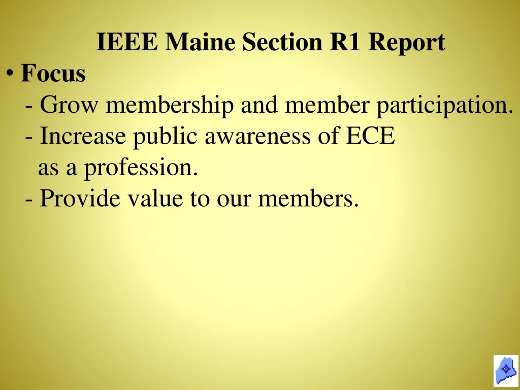 ieee maine section r1 report focus grow