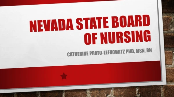 Nevada state board of nursing
