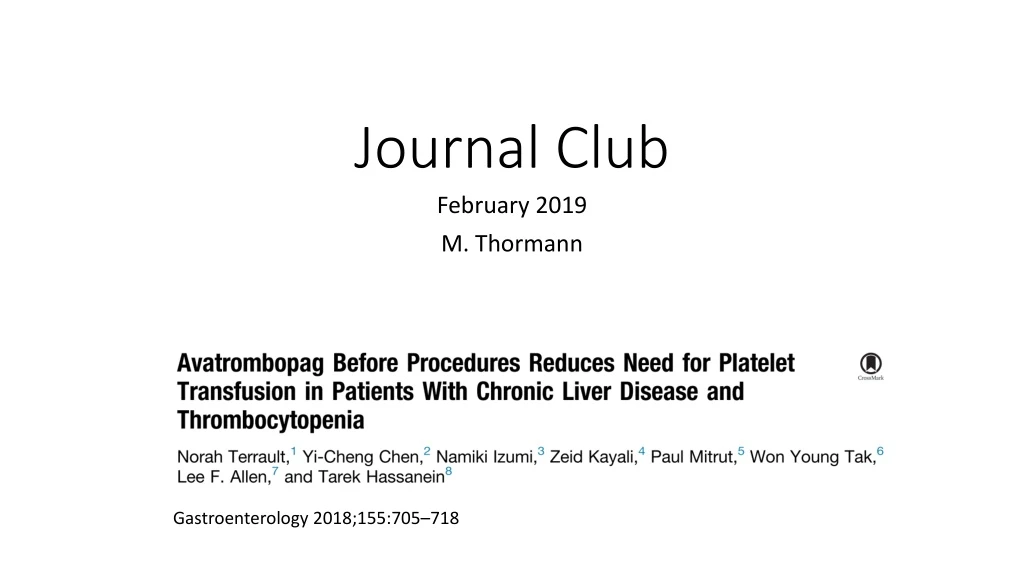 journal club