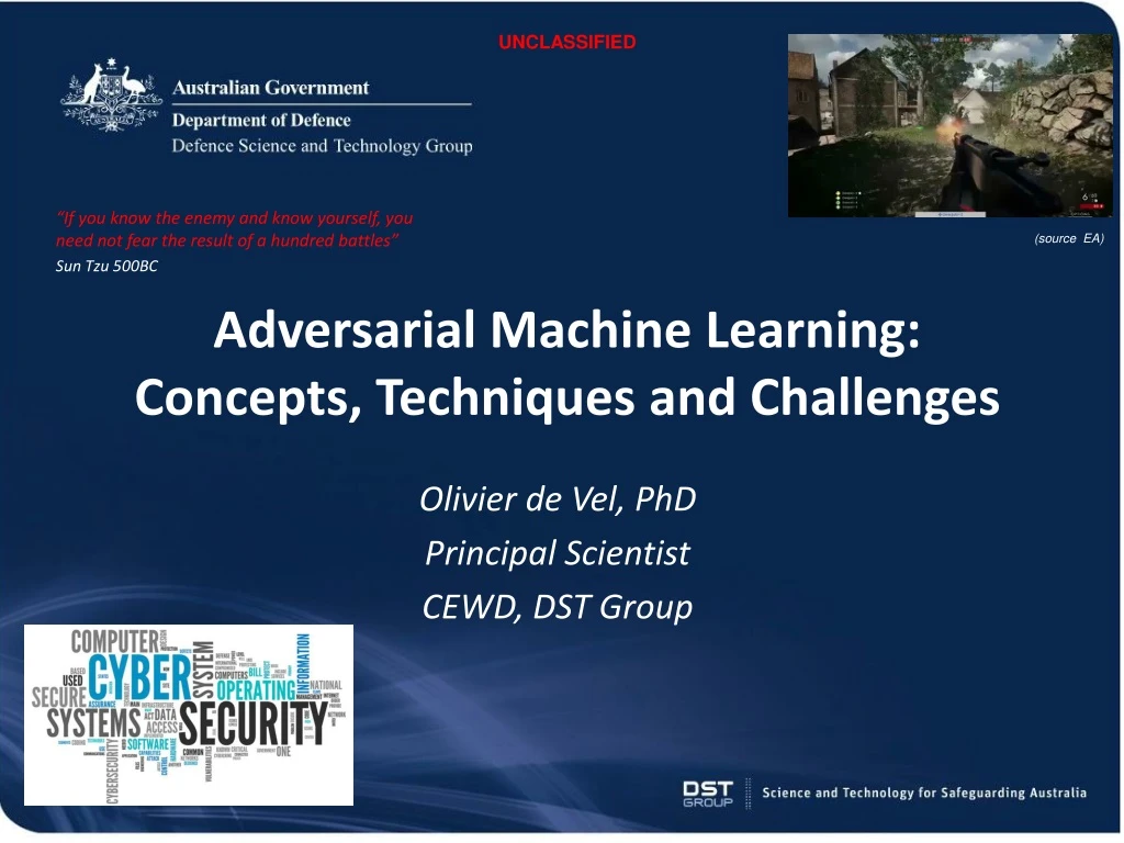 adversarial machine learning concepts techniques and challenges