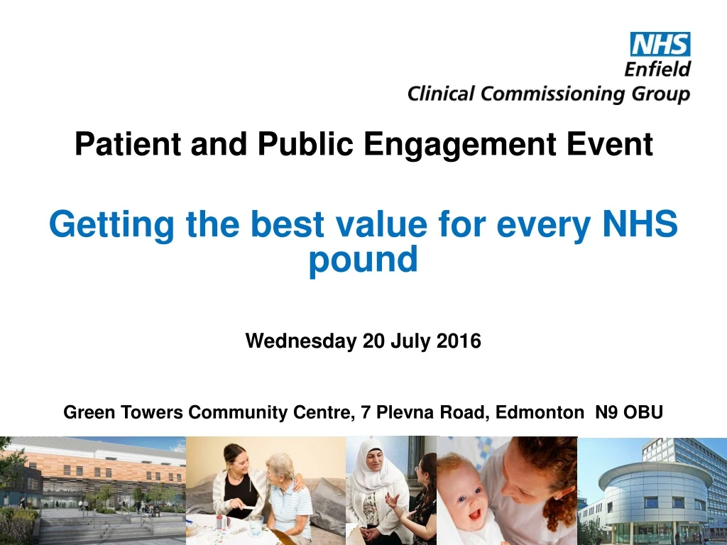 patient and public engagement event getting
