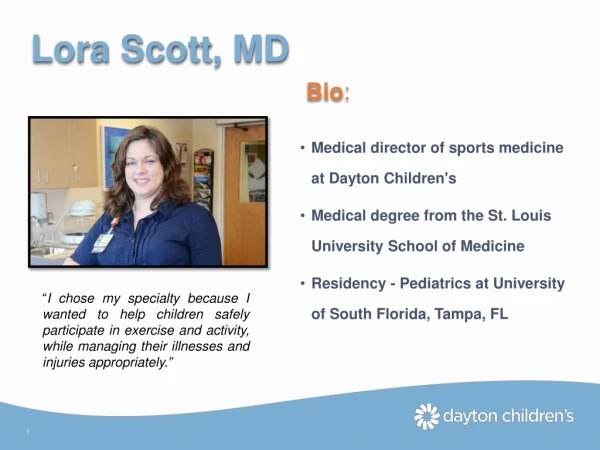 Lora Scott, MD