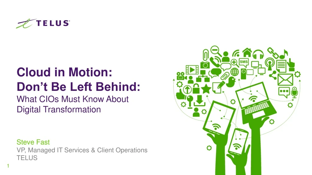 cloud in motion don t be left behind what cios