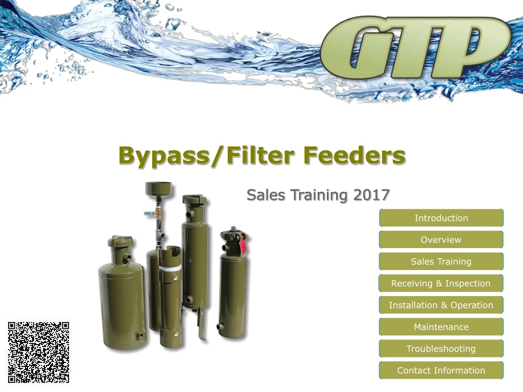 bypass filter feeders