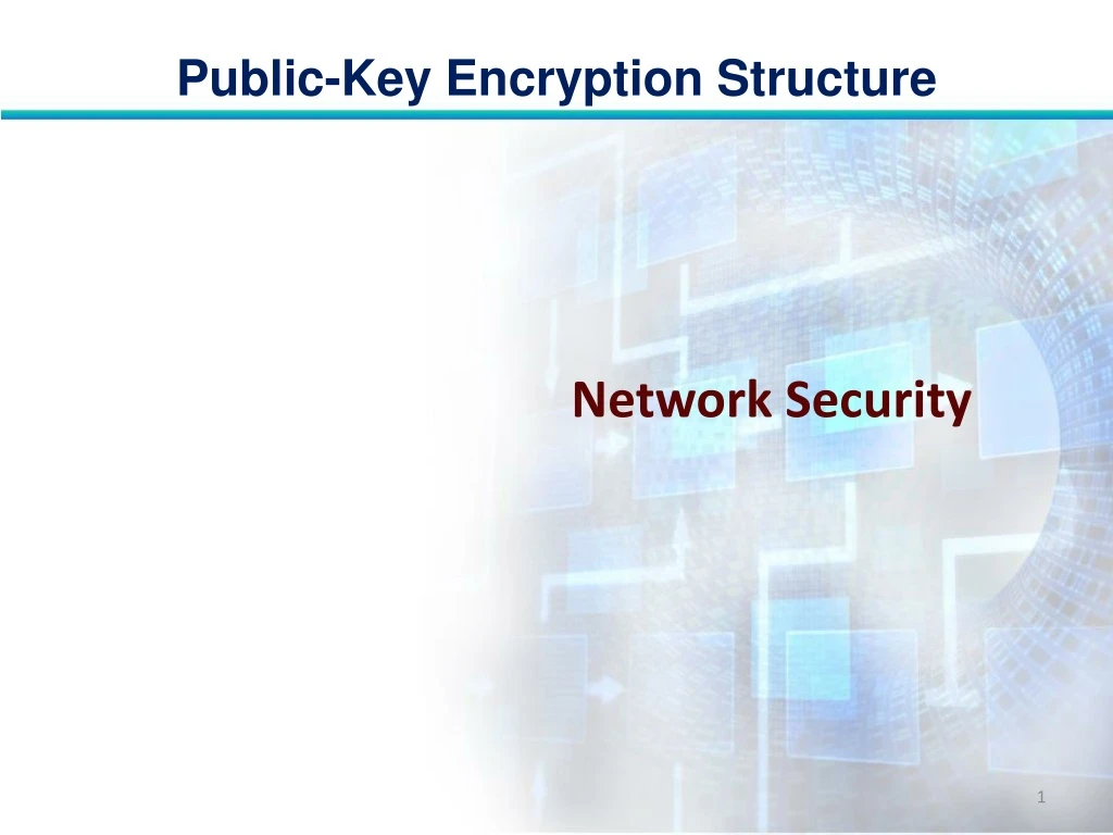 public key encryption structure