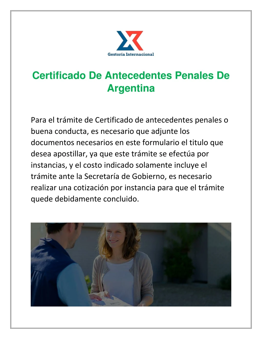certificado de antecedentes penales de argentina