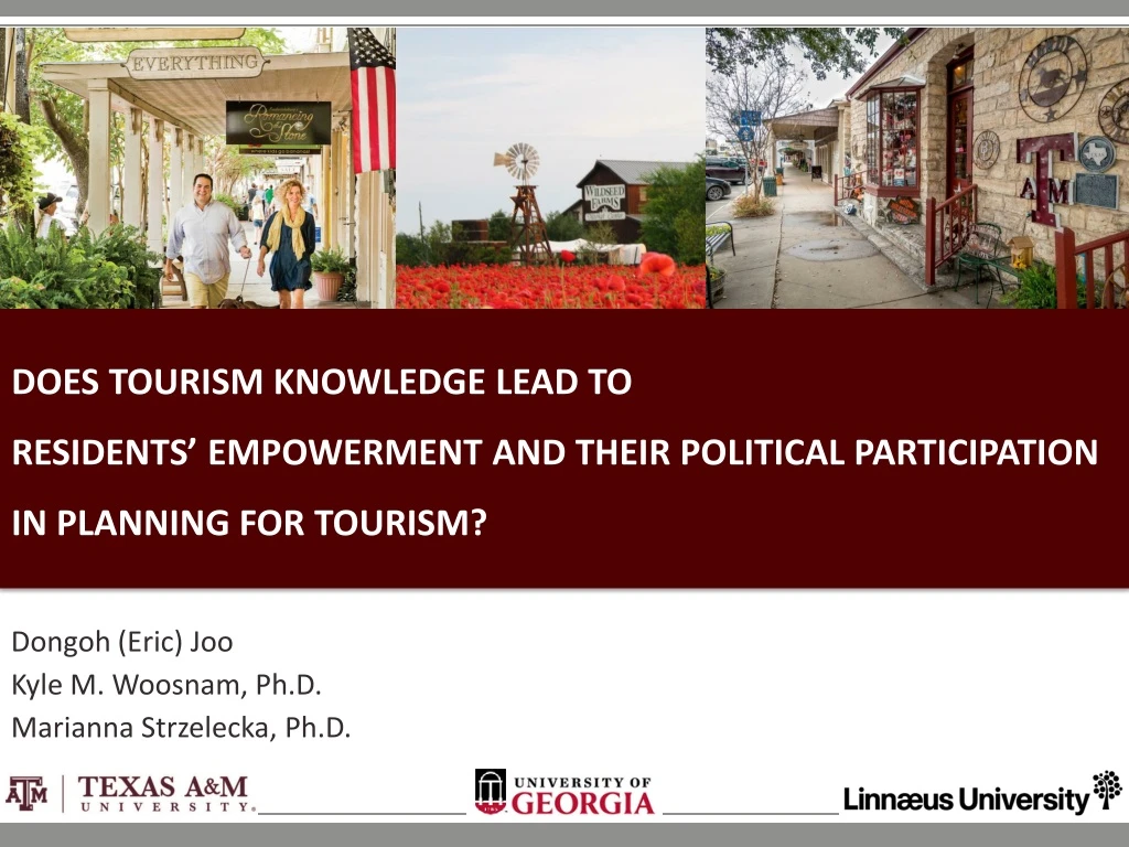 does tourism knowledge lead to residents