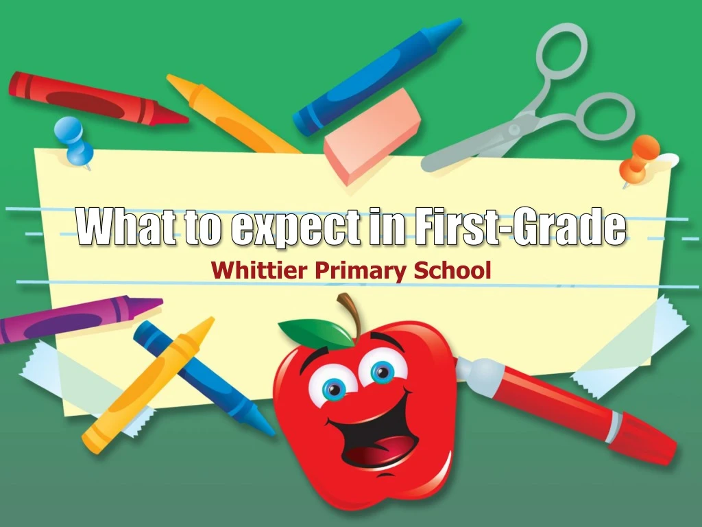 what to expect in first grade
