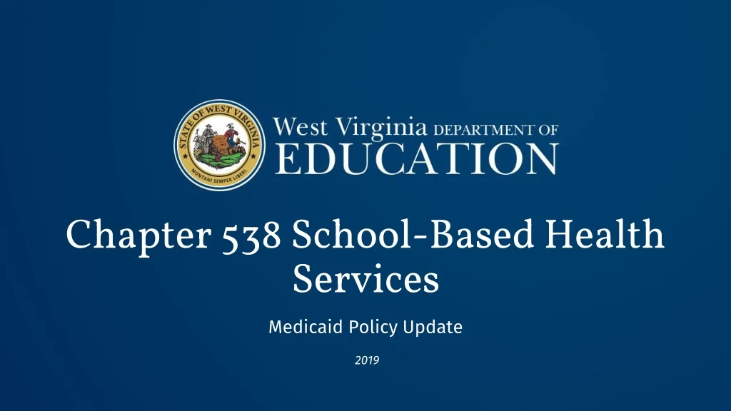 chapter 538 school based health services