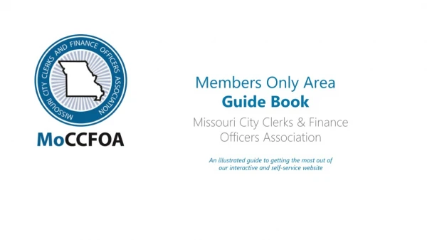 Members Only Area Guide Book