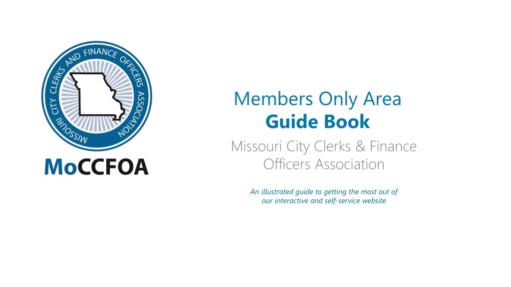 members only area guide book