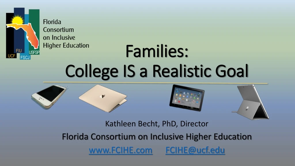 families college is a realistic goal